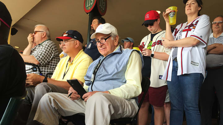 Braves 90-year-old scout: 'I'm going to do this until I die'