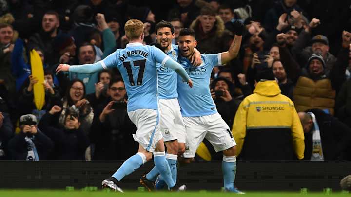 Aguero's goal leads Manchester City by Everton, into League Cup final Aguero's goal leads Manchester City by Everton, into League Cup final