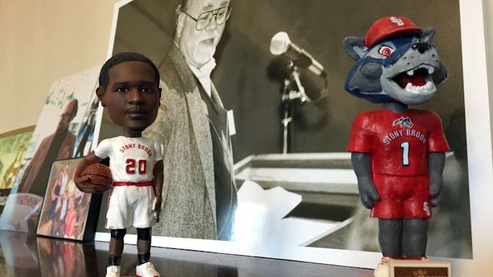 At Stony Brook, team and fan help each other cope with loss