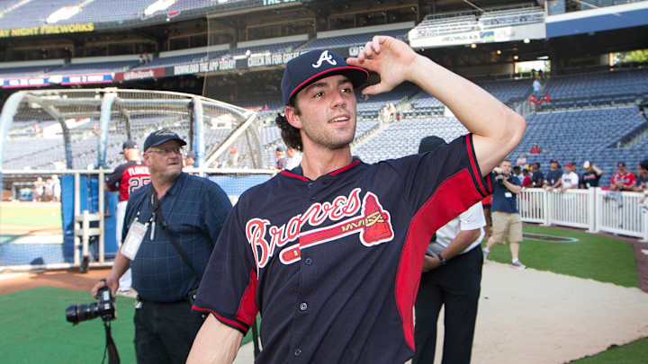 Swanson makes big league debut for hometown Braves Swanson makes big league debut for hometown Braves