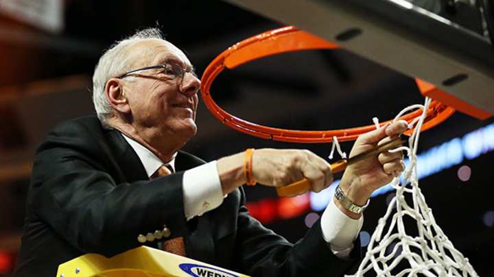 Syracuse coach Jim Boeheim receives award for cancer work