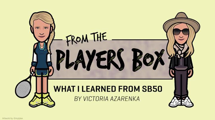 Azarenka: What I learned from my Super Bowl 50 experience
