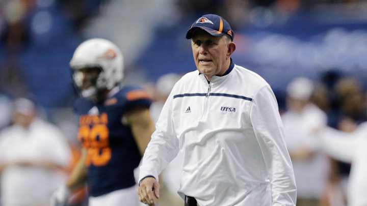 Larry Coker, who built UTSA from scratch, steps down