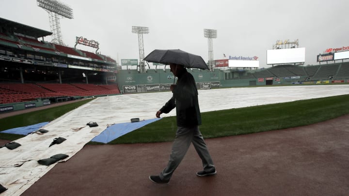 Red Sox-Indians Game 3 rained out, series resumes Monday Red Sox-Indians Game 3 rained out, series resumes Monday