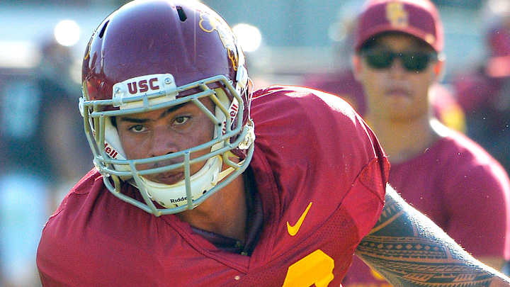 The Latest: Woman testifies in USC player's sex assault case