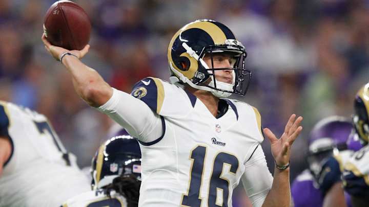 Rams quarterback Jared Goff to be inactive in Week 1