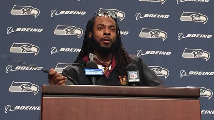 Richard Sherman wore a Harry Potter costume to his press conference