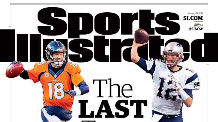 Peyton Manning, Tom Brady on SI cover before AFC Championship Game