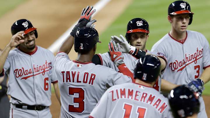 Harper hits slam, Nats club 4 HRs in 7th to beat Marlins 7-0 Harper hits slam, Nats club 4 HRs in 7th to beat Marlins 7-0