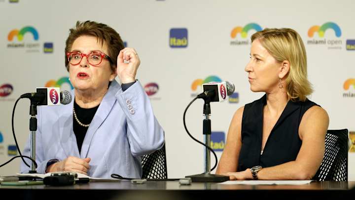 Novak Djokovic meets with Billie Jean King, Chris Evert