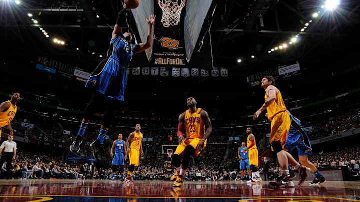 James scores 29, Cavaliers rout Magic 104-79