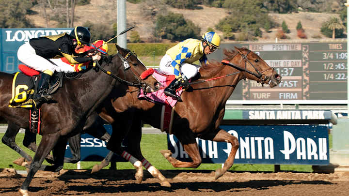 Forever Darling wins Grade 2 Santa Ynez at Santa Anita
