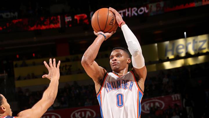 Westbrook's triple-double leads Thunder past Wizards, 114-98 Westbrook's triple-double leads Thunder past Wizards, 114-98