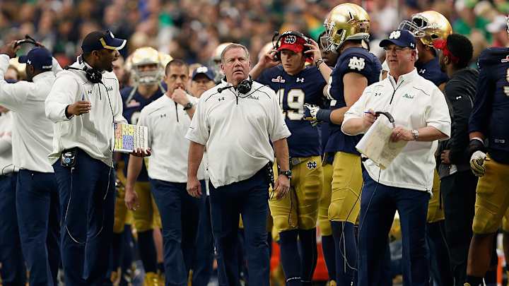 Source: Notre Dame offensive coordinator Mike Denbrock to join Cincinnati staff Source: Notre Dame offensive coordinator Mike Denbrock to join Cincinnati staff