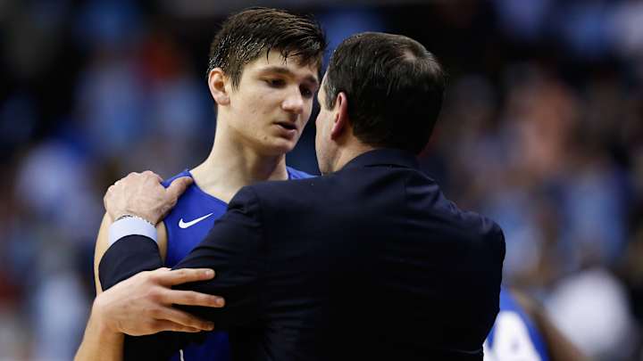 Listen: Coach K defends Grayson Allen, discusses tripping suspension