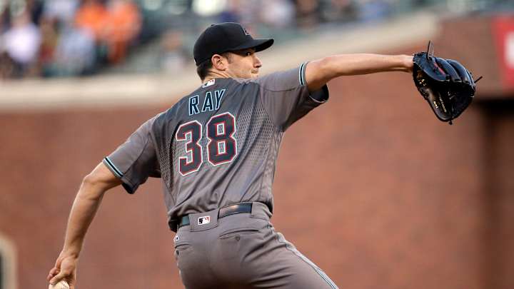 Ray throws 6 scoreless in D-backs' 3-0 win over Giants Ray throws 6 scoreless in D-backs' 3-0 win over Giants