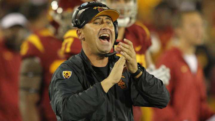 Alabama hires former USC coach Steve Sarkisian as offensive analyst