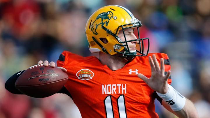 Wentz completes strong Senior Bowl week