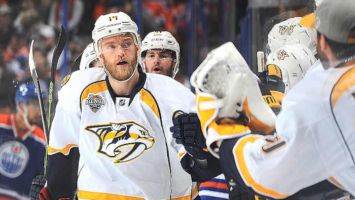 Watch: Predators’ Mattias Ekholm uses Oilers defenseman to score goal Watch: Predators’ Mattias Ekholm uses Oilers defenseman to score goal