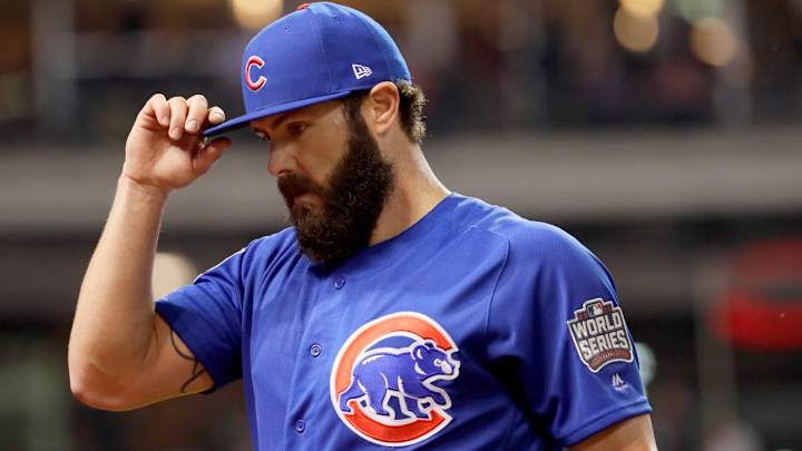Jake Arrieta shaved his beard after Cubs' World Series win