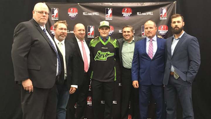 This lacrosse player was drafted first overall by his dad This lacrosse player was drafted first overall by his dad