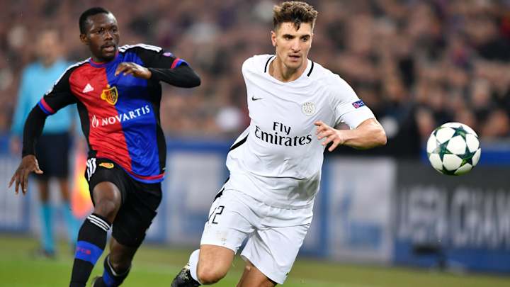 Watch: PSG beats Basel in Champions League on Meunier's absurd volley