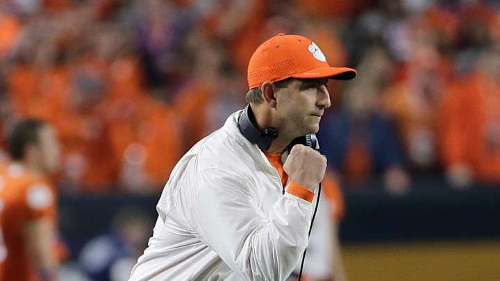 Clemson's Dabo Swinney wins Bear Bryant coach of year award