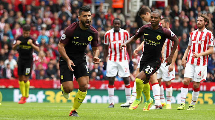 Aguero, Nolito score twice in Manchester City's rout of Stoke City Aguero, Nolito score twice in Manchester City's rout of Stoke City