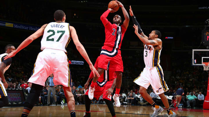 Gortat, Wall lead Wizards past Jazz, 103-89
