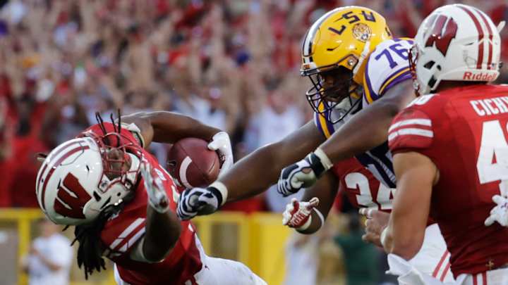 LSU lineman Boutte suspended for home opener for late hit