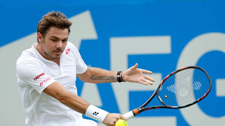 Wawrinka out of Queen's in first round
