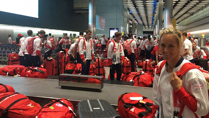 Team Great Britain’s matching luggage caused a disaster at baggage claim
