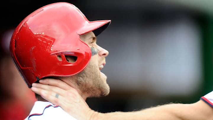 Bryce Harper says jersey being auctioned is not from dugout fight Bryce Harper says jersey being auctioned is not from dugout fight