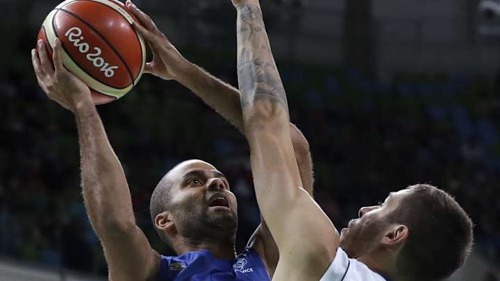 France edges Serbia on Parker's jumper in men's basketball
