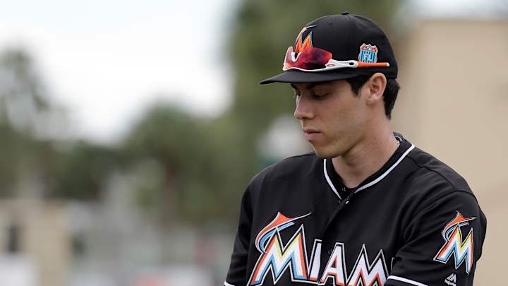 Marlins' Yelich not worried about another slow start