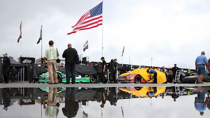 Rain postpones NASCAR at Pocono to Monday