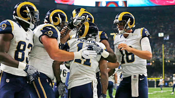 Watch: Jared Goff fires strike to Tavon Austin for first NFL touchdown pass