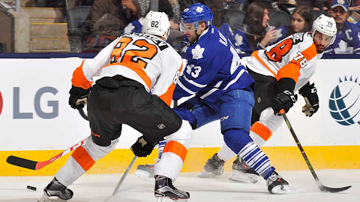 Watch: Leafs’ Kadri goes end-to-end on Flyers, sets up Holland goal