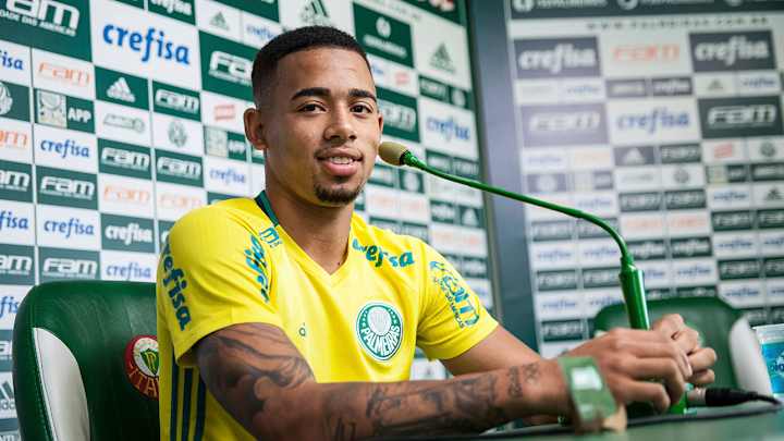 Watch: Fan runs on field, tackles Man City signing Gabriel Jesus during charity match