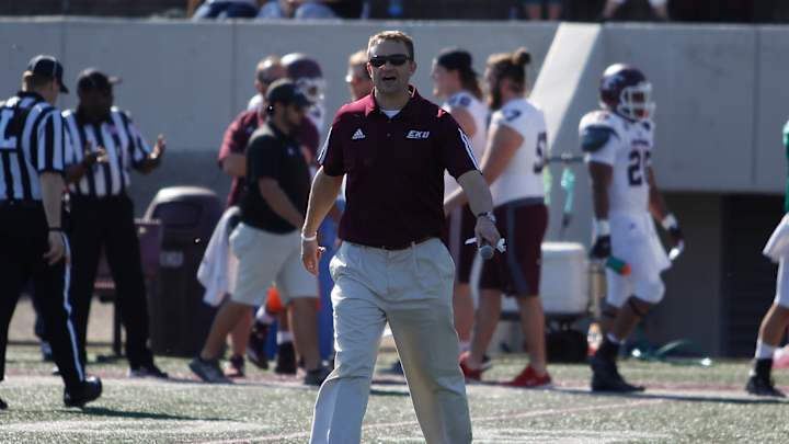 Eastern Kentucky eager for opener regardless who is under center Eastern Kentucky eager for opener regardless who is under center