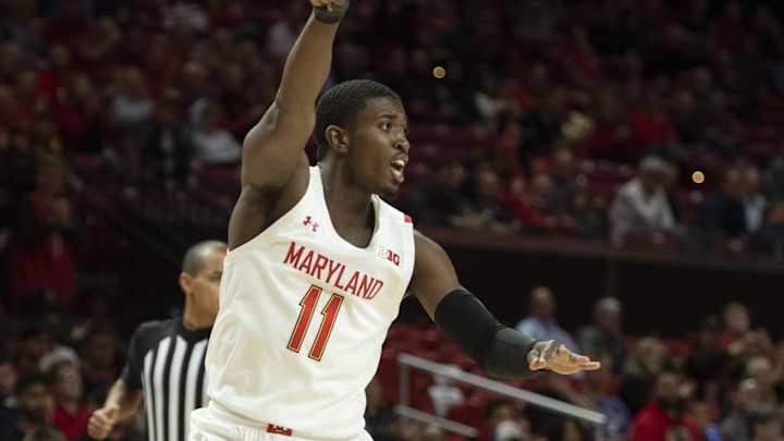 Junior guard Darryl Morsell leads No. 5 Maryland Men's Basketball to a win over Harvard, 80-73