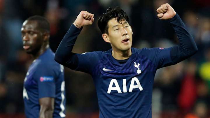 Son Scores Two, Pays Respect to Andre Gomes in Tottenham's Champions League Win