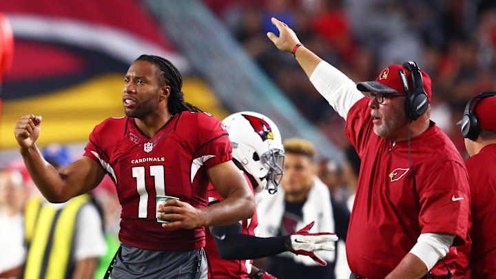 Larry Fitzgerald Bought Bruce Arians a Car After Injuring Him in a Post-Game Celebration