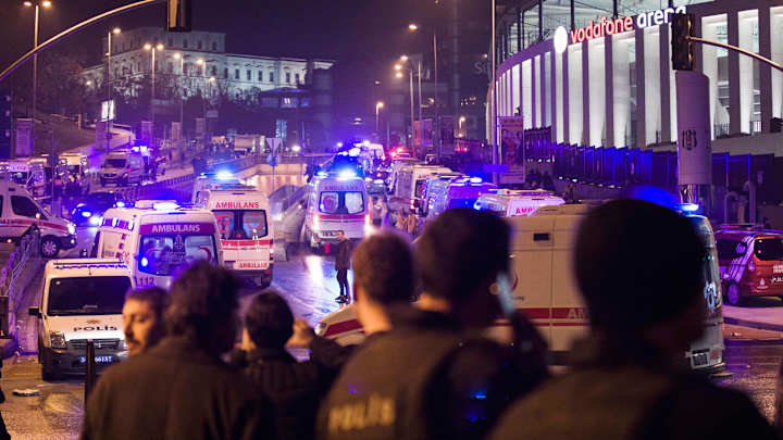 Bomb explosions by Besiktas stadium in Istanbul kill 29, wound 166