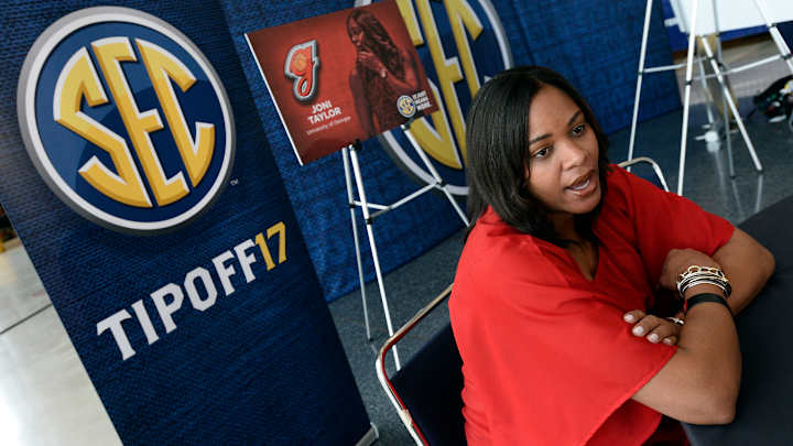 Georgia women's coach Joni Taylor delivers a daughter Georgia women's coach Joni Taylor delivers a daughter