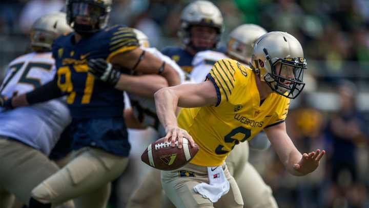 QB Prukop atop depth chart for Oregon opener