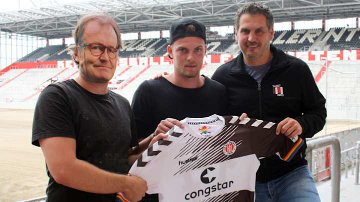 German soccer team sends masked man to stand in for manager