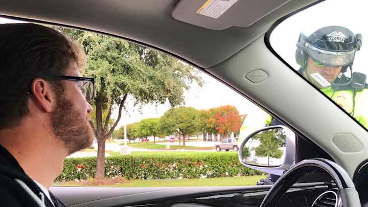 Dale Earnhardt Jr. got busted for speeding