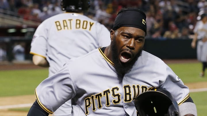 Left In: P Miller plays OF while Pirates beat D-backs in 13 Left In: P Miller plays OF while Pirates beat D-backs in 13