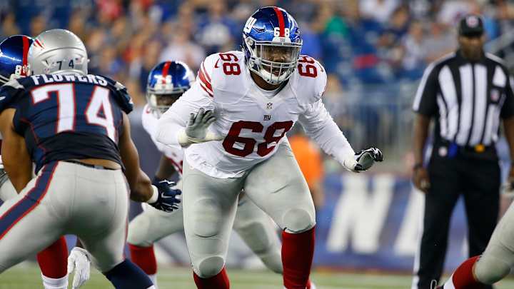 Bobby Hart doesn't see himself as sixth man of Giants O-line